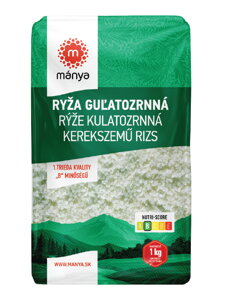 Ryža guľatozrnná 1kg