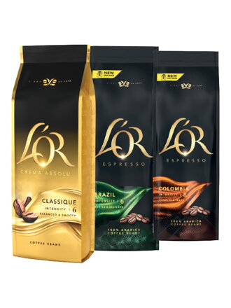 Káva L´or zrnková 500g