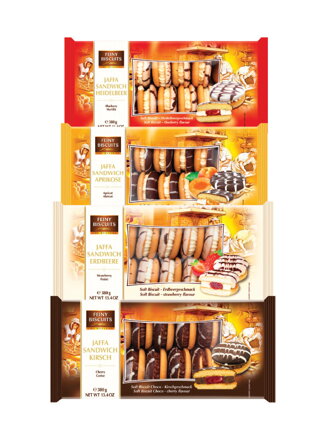 Piškóty plnené 380g